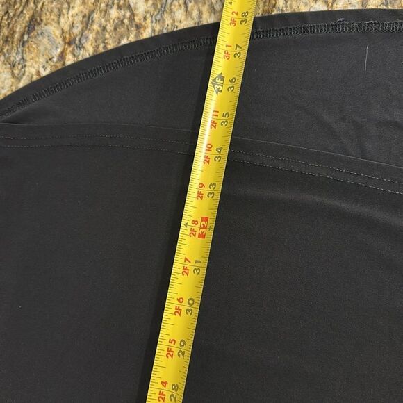 Joseph Ribkoff Black Long Sleeve Ruffle Appliqué Sheath Dress Size 8 - Picture 8 of 8